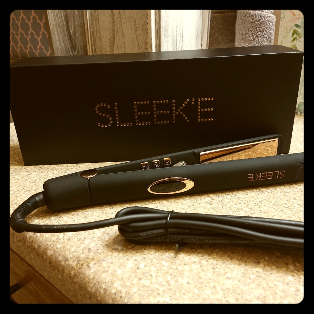 Rose Gold Tourmaline Flat Iron by Sleek'e